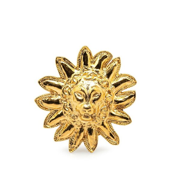CHANEL Gold Brooch - Picture 1 of 3